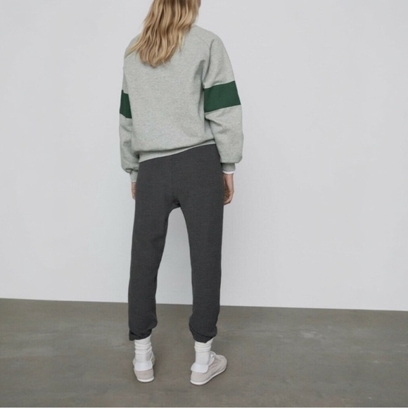 Zara Women’s Jogger Pants Slouchy Loungewear Cozy Casual Graphite Grey Size XS - Picture 4 of 16